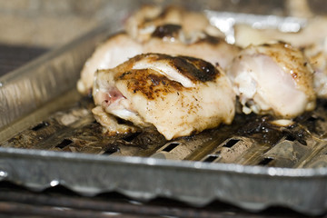 Hähnchen auf dem Grill