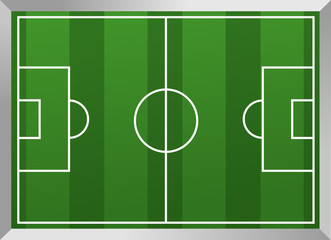 Naklejka premium Fussballfeld