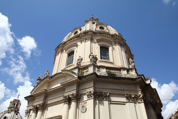 Fototapeta na wymiar Rome church - Santissimo Nome di Maria