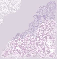 old floral background