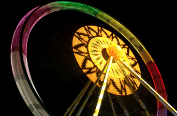 Riesenrad bei Nacht