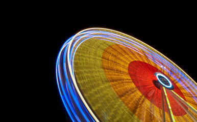 Riesenrad bei Nacht