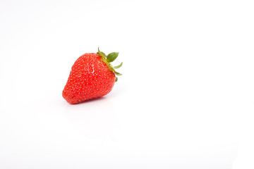 A red strawberry
