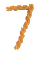 italian pasta forming font number 7