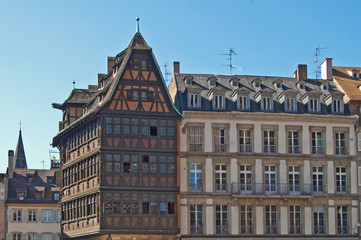 Fototapeta na wymiar Strassburg Innenstadt
