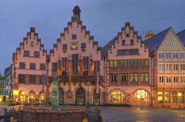 Obraz premium Frankfurt Rathaus am Römer