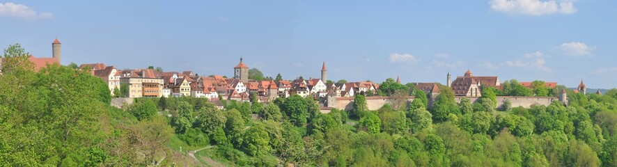 Fototapeta na wymiar Panorama Rothenburg