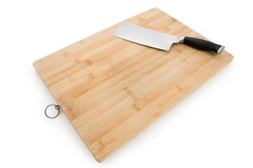 Cutting Board and Kitchen Knife
