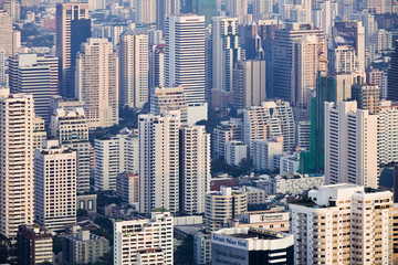 Fototapeta na wymiar city skyline, bangkok