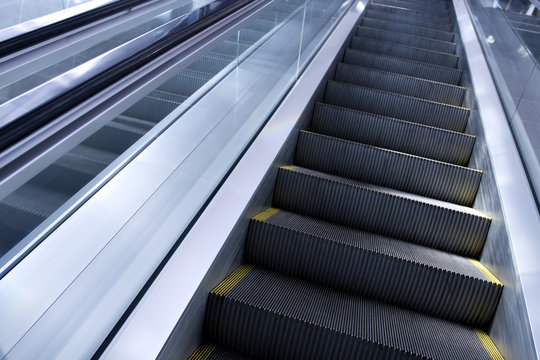 moving escalator