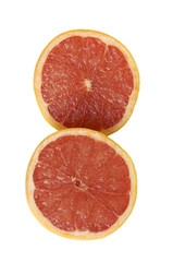 orange cut in half