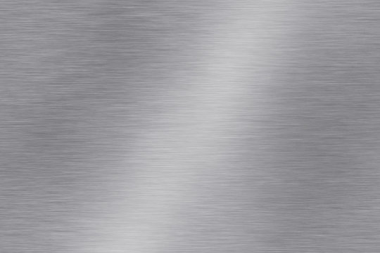 Brushed steel textured metal grey background