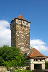 Das Rödertor in Rothenburg ob.d.Tauber