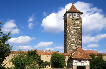 Das Rödertor in Rothenburg ob.d.Tauber