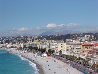 Fototapeta na wymiar Promenade des Anglais, Nicea
