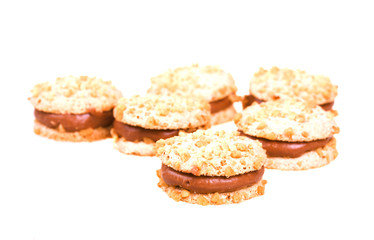 Cookies with chocolate