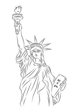 American Statue of Liberty Sketch