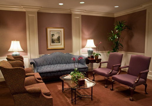 Cozy Seating Area in Hotel Lobby