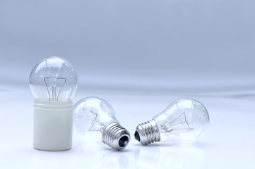 Several electric lamps