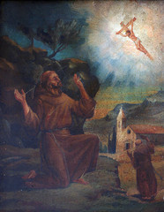 Saint Francis of Assisi - obrazy, fototapety, plakaty
