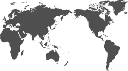 Deurstickers wereldkaart © nakaj