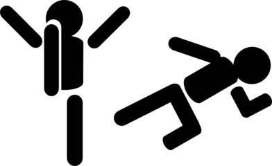 recreation signs vector illustration