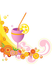 background with juice