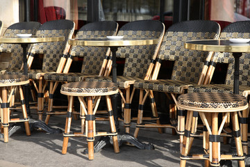 Cafe Tables in Paris