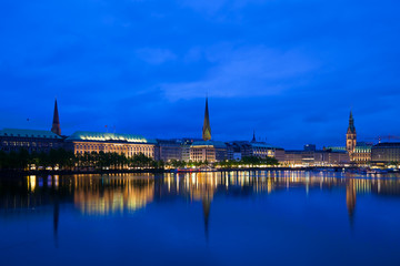 Obraz premium Alster, Hamburg