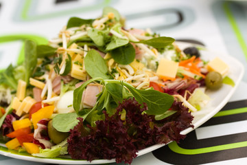 Fresh,big italian summer salad