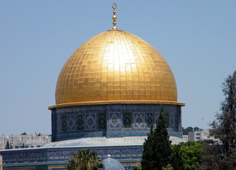 Obraz premium Jerusalem Dome of Rock Mosque 2010
