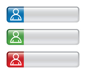 web navigation, web buttons, vector illustration © Nikolai Titov