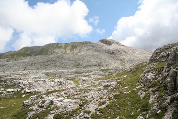 Towards the top mountain
