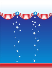 patriotic american july vector