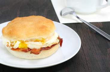 Bacon and Eqq Biscuit