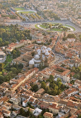 Aerial view of Padua, Italy