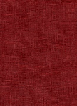 Texture of a red color canvas with a dense grid