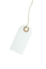 white paper tag