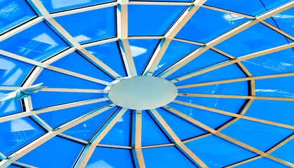 Möbelaufkleber limpid round ceiling © Vladitto