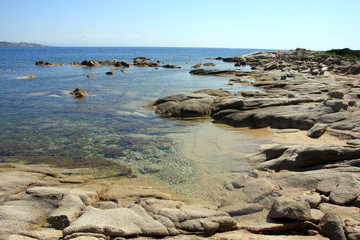 cote et littoral corse (figari)