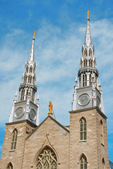 Fototapeta na wymiar Notre Dame Cathedral Basilica