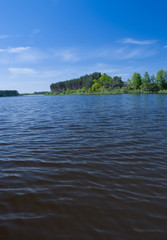 The water reservoir Ostrowy over Oksza