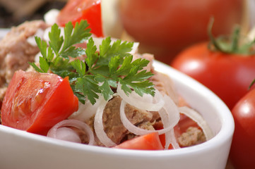 Thunfisch Tomaten Salat
