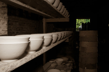 porcelain kiln workshop