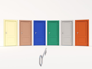 doors key 3d cg