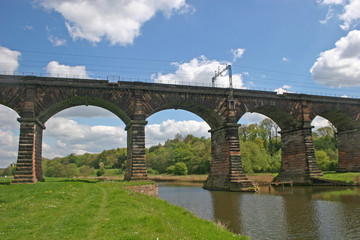Fototapeta premium viaduct over River Weaver