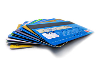 Credit and debit card stack
