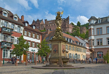 Fototapeta na wymiar Rynek zboża Heidelberg