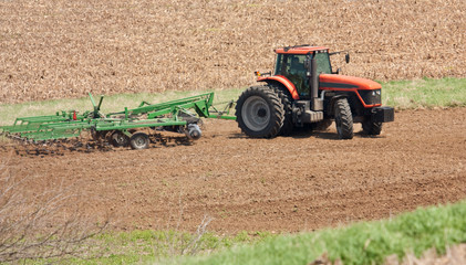 Fototapeta premium Farm Tractor