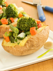 Stuffed potatoes